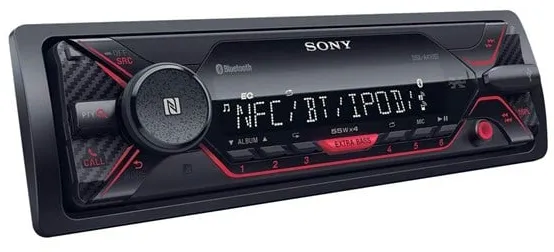 Sony DSX-A410BT - Bil - digital mottagare - inbyggd enhet - Single-DIN - Bilradio