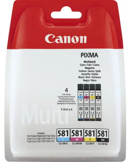 Canon CLI-581 Multi Pack multicolor bläckpatroner