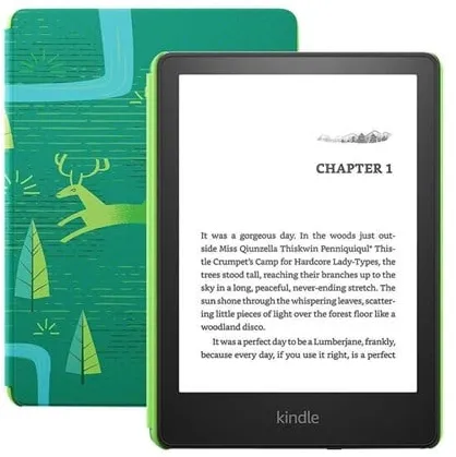 Amazon Kindle Paperwhite 5 16GB Kids Edition - Black (inkl. Emerald Forest Cover)