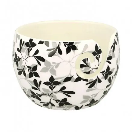 Garnskål Scheepjes Black Leaf Ø14