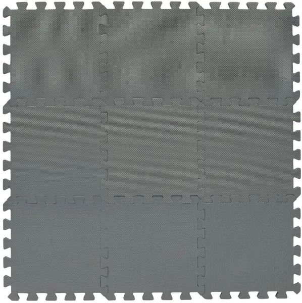 Skumlekmatta Bekids, Ljusgrå 9 st