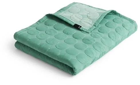 HAY Mega Dot Organic Överkast 195x245 Sea Green