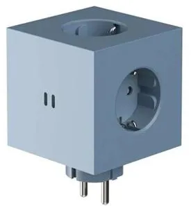 Avolt Square 2 Vägguttag Shark Blue