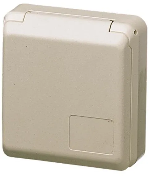 Mennekes CEE vägguttag 5-poligt 16A 400V IP44 6H 4115