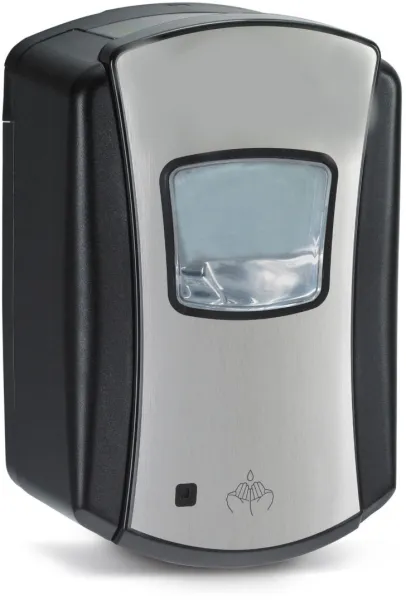 Utgår ur sortimentet: Pristine, tvåldispenser med sensor, LTX, svart/krom, 700 ml